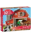 MELISSA & DOUG MELISSA & DOUG BUSY BARN SHAPED FLOOR PUZZLE