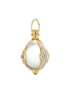 Temple St Clair Blue Moon 18k Yellow Gold, Diamond & Multi-stone Large Amulet In Blue/gold