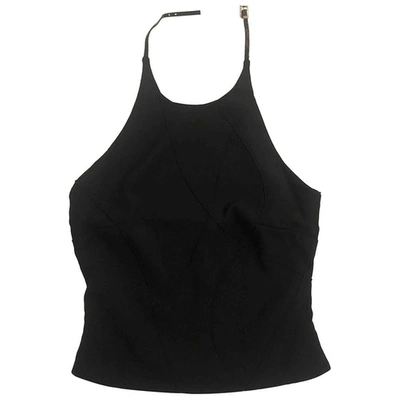 Pre-owned Versus Wool Top In Black