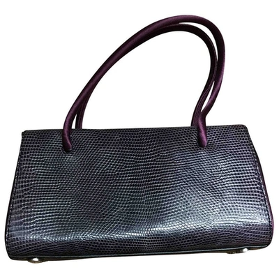 Pre-owned Jil Sander Purple Leather Handbag
