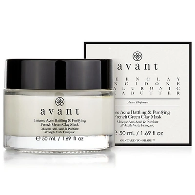 Avant Skincare Intense Acne Battling And Purifying French Green Clay Mask 50ml