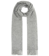 Loro Piana Grande Unita Cashmere Scarf In Grey