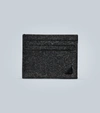Prada Saffiano Leather Card Holder In Black
