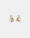 LAFAYETTE 148 SCULPTURAL WAVE STACKED DISC EARRING