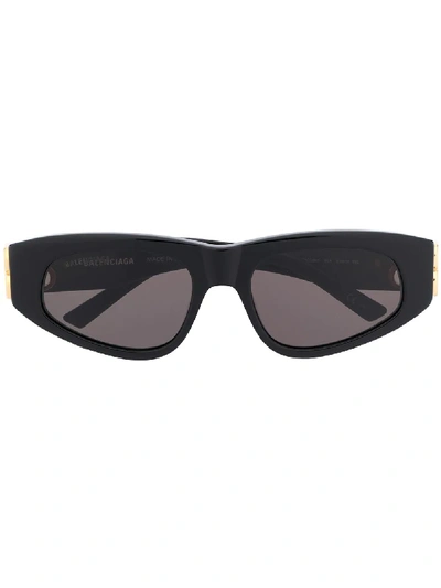 Balenciaga Dynasty D-frame Sunglasses In Black