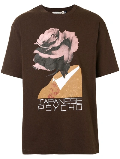 Undercover Graphic Print T-shirt In Brown