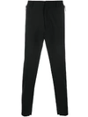DSQUARED2 ZIP-DETAIL CROPPED TAILORED TROUSERS