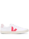 Veja Esplar Rubber-trimmed Organic Cotton-canvas Sneakers In White