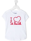 MC2 SAINT BARTH I LOVE ST. BARTH 刺绣T恤