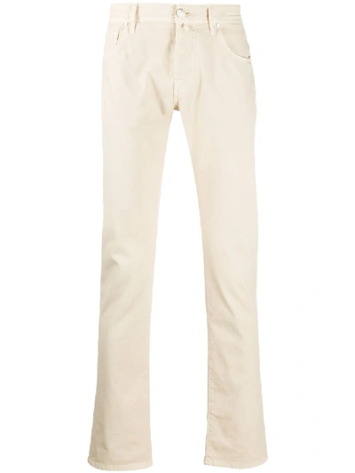 Jacob Cohen Straight-leg Denim Jeans In Neutrals