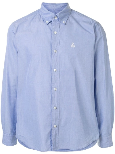 Sophnet Thomas Mason Button-down Shirt In Blue