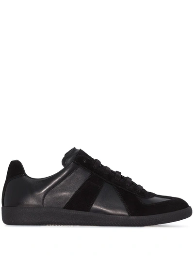 Maison Margiela Black Lace-up Moral Training Casual Sneakers