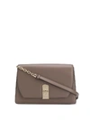 Ferragamo Flip-lock Shoulder Bag In Neutrals