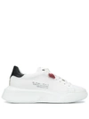 Giuliano Galiano Nemesis Lace-up Sneakers In White
