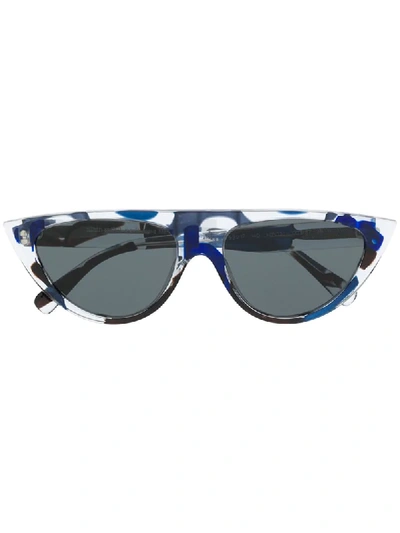 Alain Mikli Aviator-frame Sunglasses In Blue