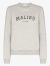 SAINT LAURENT MALIBU-PRINT FITTED SWEATSHIRT,603233YBPZ214338539