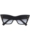 Balmain B-ii Cat-eye Sunglasses In Black