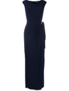 POLO RALPH LAUREN RHINESTONE-EMBELLISHED EVENING DRESS