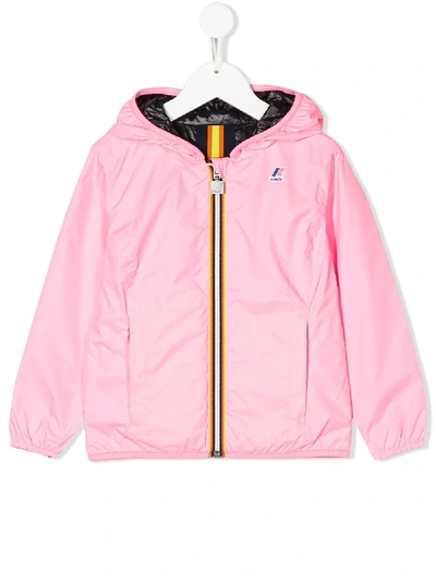 K-way Kids' 'le Vrai Claude 3.0' Regenjacke In Pink