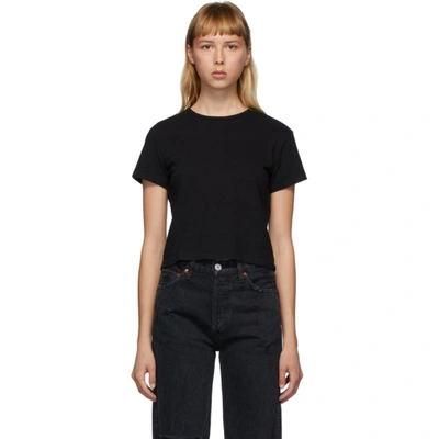 Re/done Black Hanes Edition 1950s Boxy T-shirt