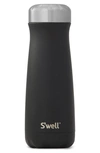 S'WELL TRAVELER ONYX 20-OUNCE INSULATED STAINLESS STEEL WATER BOTTLE,10320-B17-00401