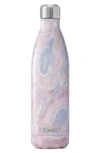 S'WELL GEODE ROSE 25-OUNCE INSULATED STAINLESS STEEL WATER BOTTLE,10025-B18-14265