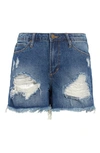 ARTICLES OF SOCIETY MEREDITH DISTRESSED DENIM SHORTS,6188REQ-562N