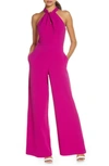 JULIA JORDAN HALTER NECK JUMPSUIT,JJ36624P