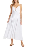 WILLOW ROCHELLE TIE FRONT MIDI SUNDRESS,120WD37217