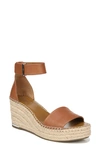 Franco Sarto Clemens Espadrille Wedge Sandal In Green