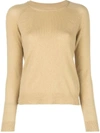 ALEXANDRA GOLOVANOFF MILA CASHMERE CREW NECK SWEATER,3C9FFA65-B31F-BA80-301E-9CB609E37027