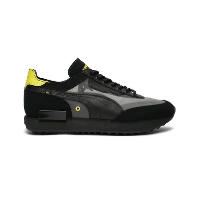 Puma X Chinatown Market Future Rider Sneakers In Black