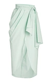 JOHANNA ORTIZ MINT ECO WARRIOR WRAP SKIRT,804637