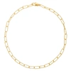 LAURA LOMBARDI GOLD ROSA CHAIN NECKLACE
