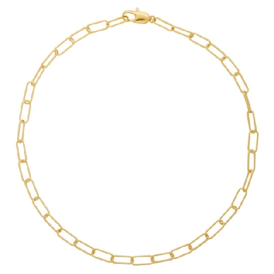 Laura Lombardi Gold Rosa Chain Necklace In Brass