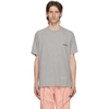 VETEMENTS GREY LOGO FRONT BACK T-SHIRT