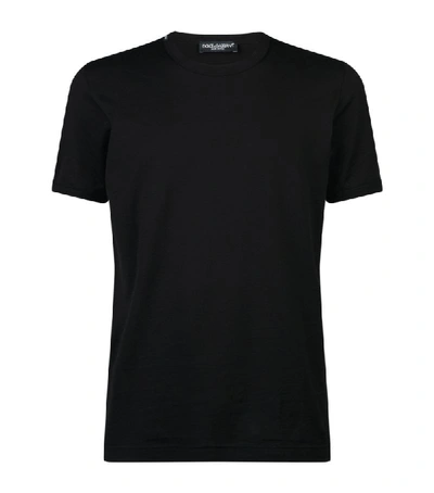 Dolce & Gabbana Logo圆领t恤 In Black