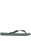 Havaianas Logo Detail Flip-flops In Black