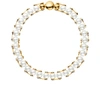 LOUIS VUITTON LV SPEEDY PEARLS ONE RANK NECKLACE,LVUE45QTWHT