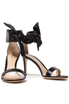 GIANVITO ROSSI KNOTTED LEATHER SANDALS,3074457345625638123