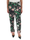 GUCCI GUCCI FLORAL PRINTED TROUSERS