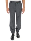 GUCCI GUCCI LOGO PATCH TAILORED TROUSERS