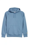 Carhartt Chase Hooded Sweatshirt In Mossa / Gold