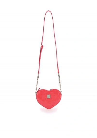 Mcm Patricia Leather Mini Crossbody Bag In Fuchsia,pink