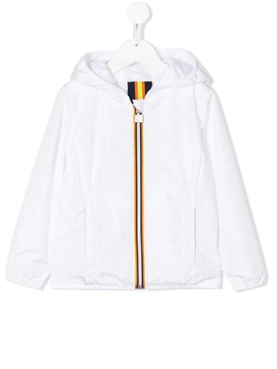 K-way Kids' Kapuzenjacke Mit Reissverschluss In White