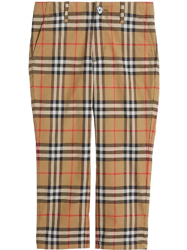 burberry pants kids yellow