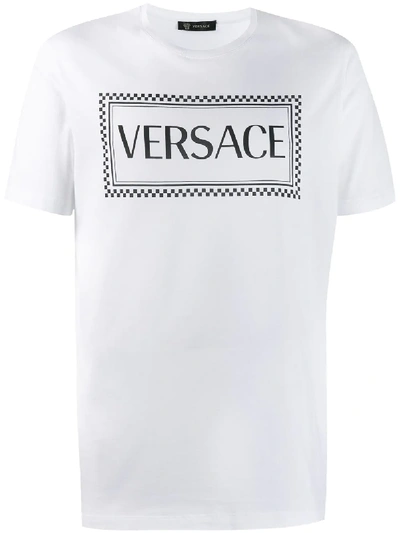 Versace 90s Logo T-shirt In White