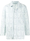 ETUDES STUDIO EXCURSION LOGO PRINT SHIRT JACKET