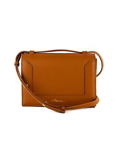 3.1 Phillip Lim Mini Soleil Leather Shoulder Bag In Cognac