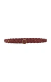 PHILOSOPHY DI LORENZO SERAFINI WOVEN VEGAN LEATHER BELT,807267